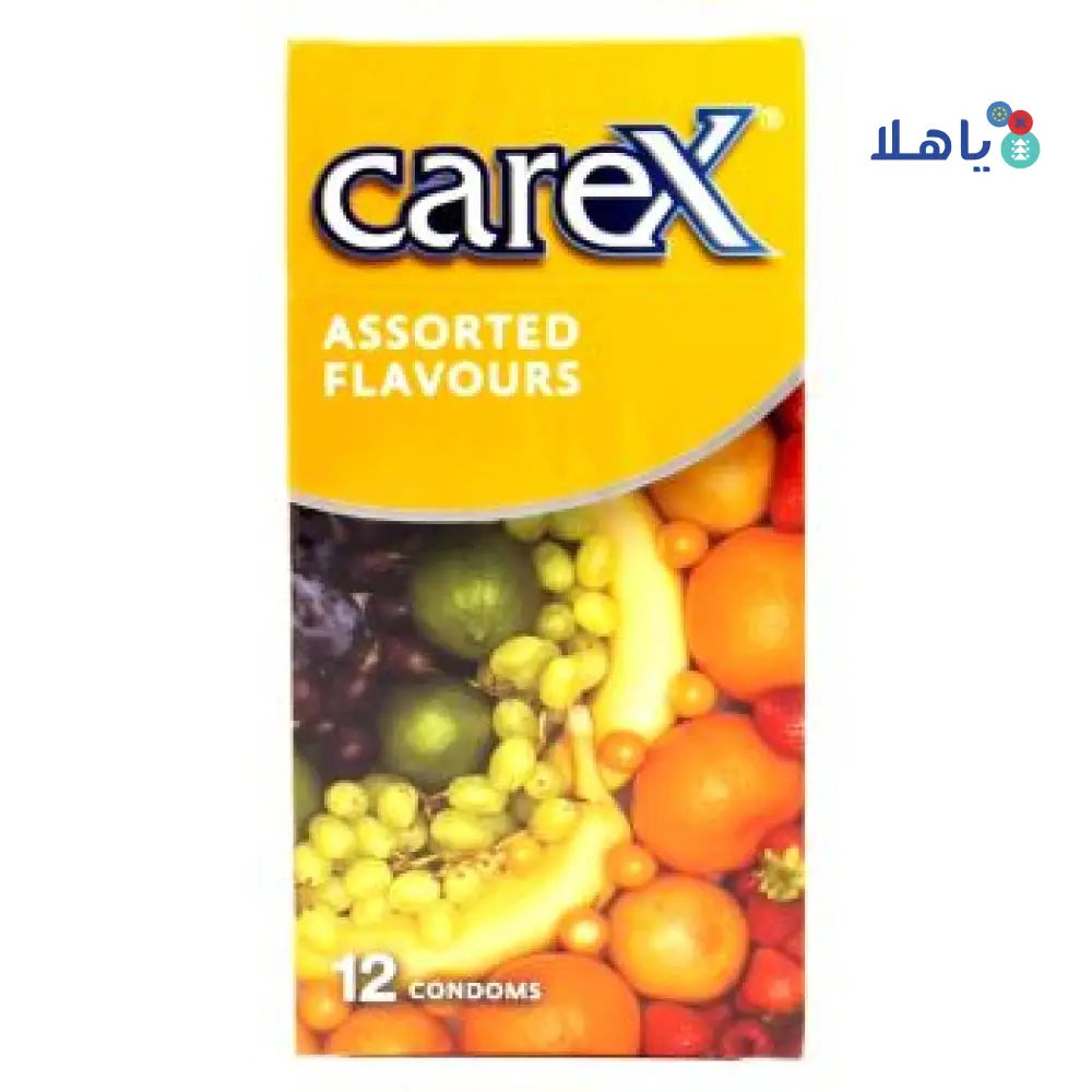 CAREX CONDOM ASSOR.FLAVOR 12PCS