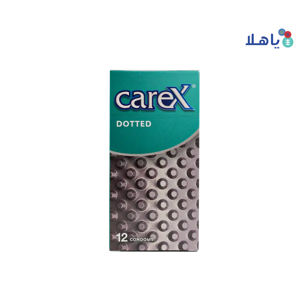 CAREX CONDOM DOTTED 12PCS