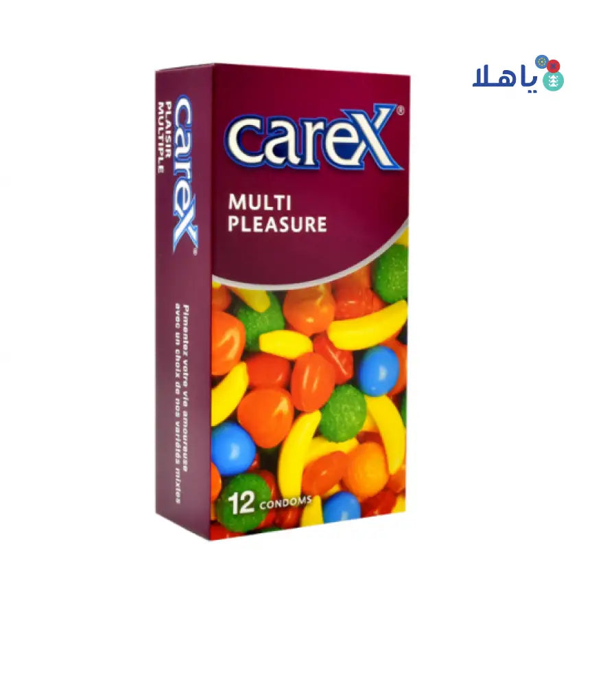 CAREX CONDOM MULTI PLEASURE 12PCS