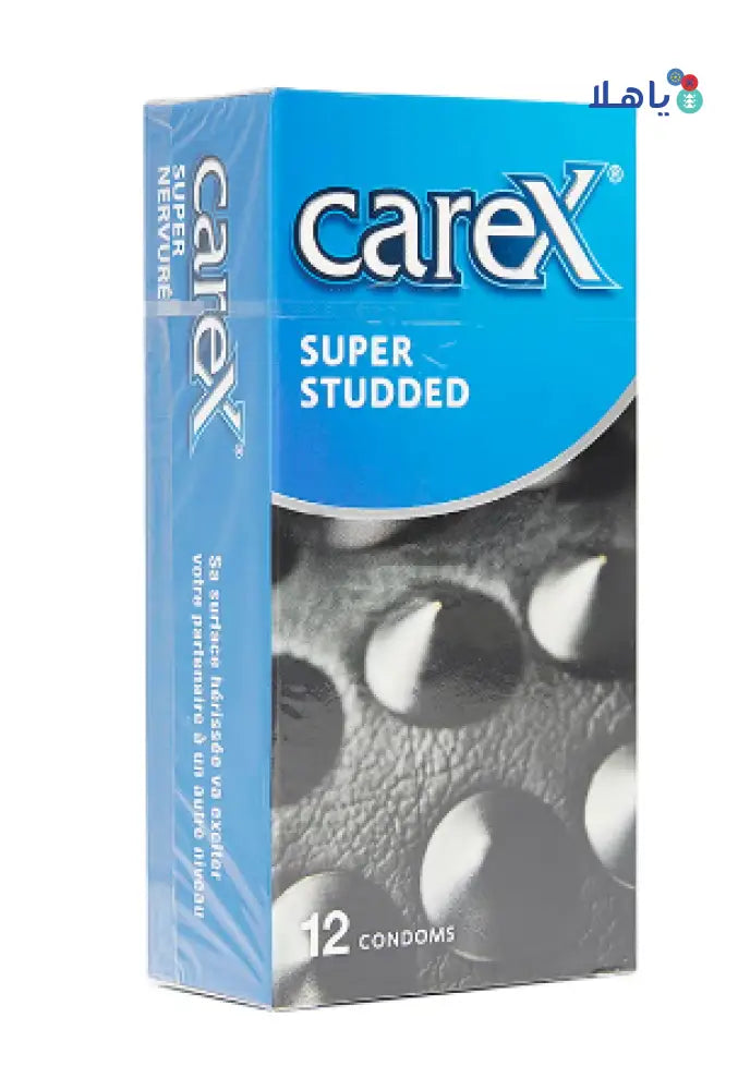 CAREX CONDOM SUPER STUDDED 12PCS