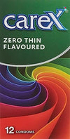 Carex Zero Thin Condoms Flavoured 12pcs