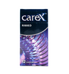 CAREX CONDOM RIBBED 12PCS