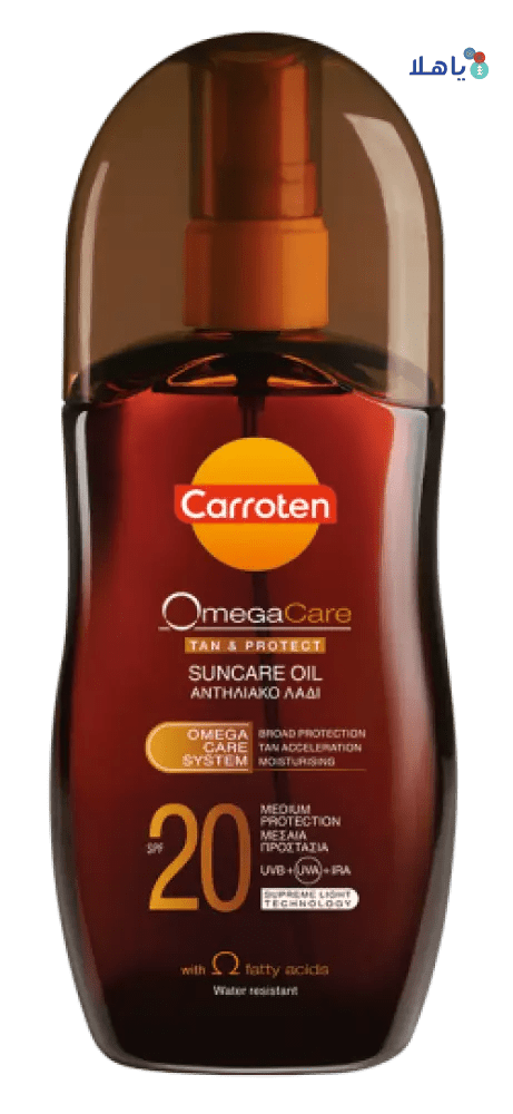 CARROTEN - Carroten Omega Care Tan SPF20 Suncare Oil 125Ml - Pharmazone - 