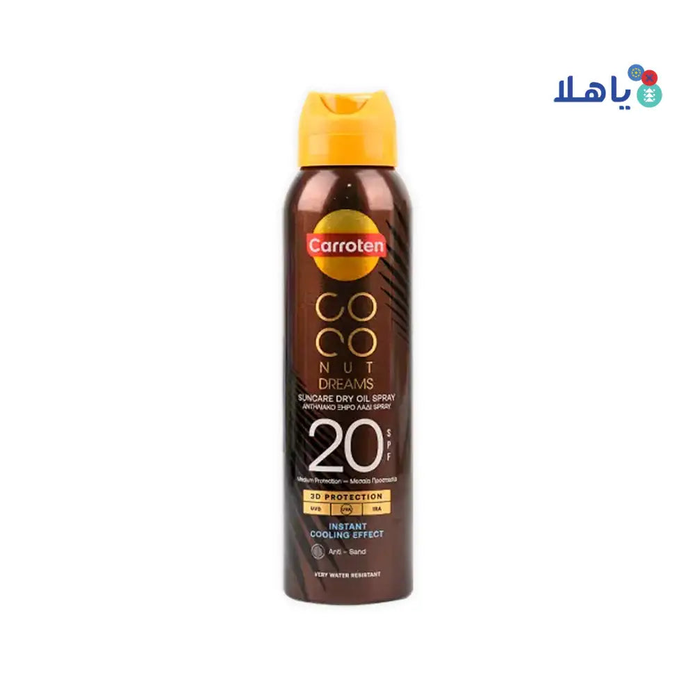 Carroten Coco Nut Dreams SPF20 Suncare Dry Oil 150Ml