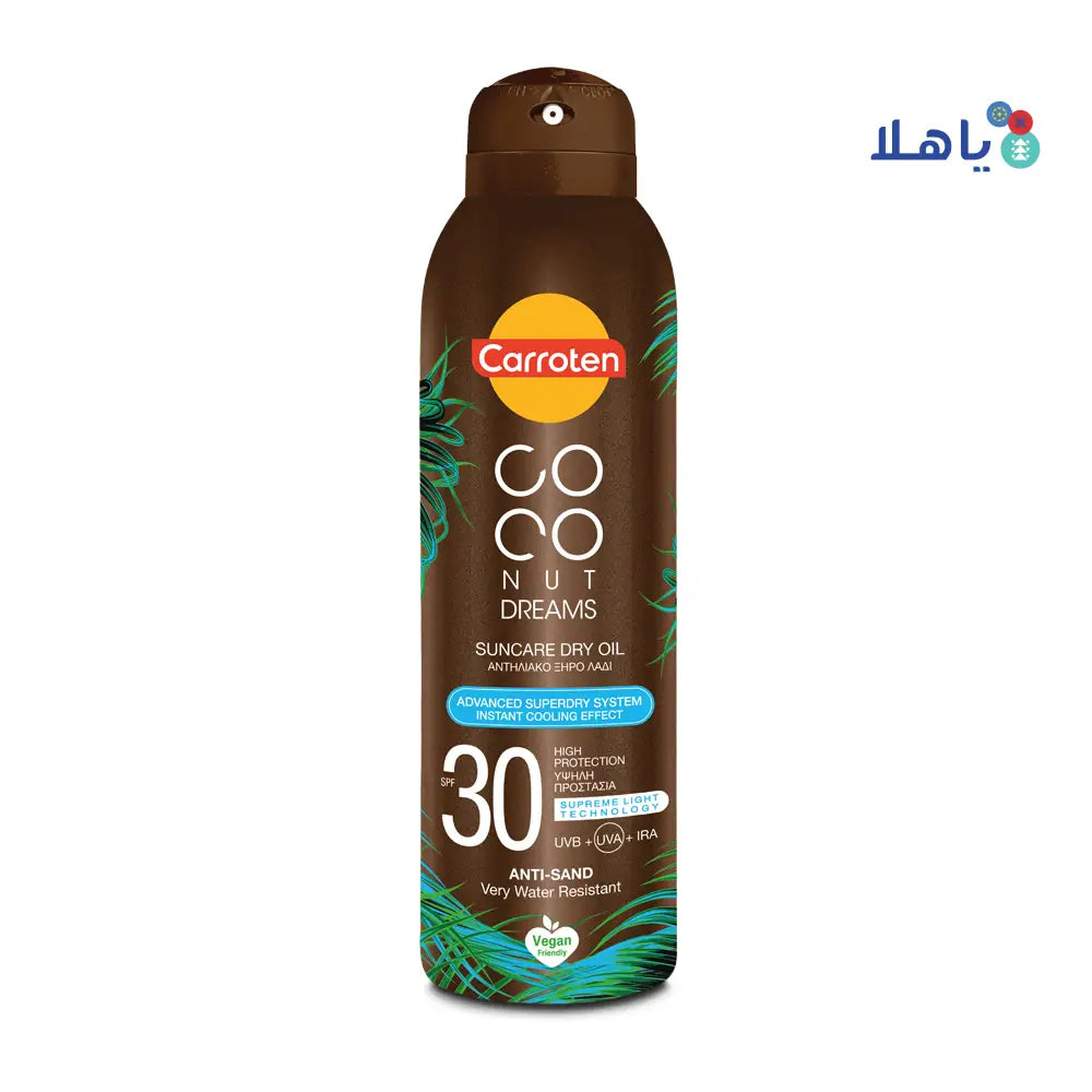 CARROTEN COCO NUT DREAMS SPF30 SUNCARE DRY OIL 150ML