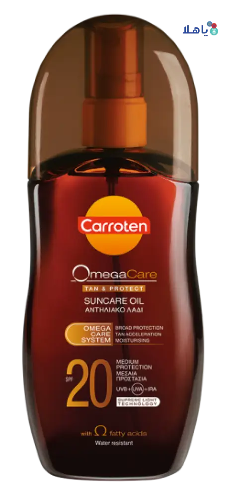 CARROTEN OMEGA CARE TAN SPF20 SUNCARE OIL 125ML