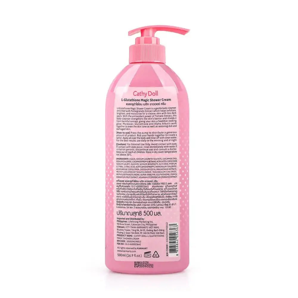 CATHY DOLL - Cathy Doll L - Glutathione magic Shower Cream 500ml - Pharmazone - SubB18