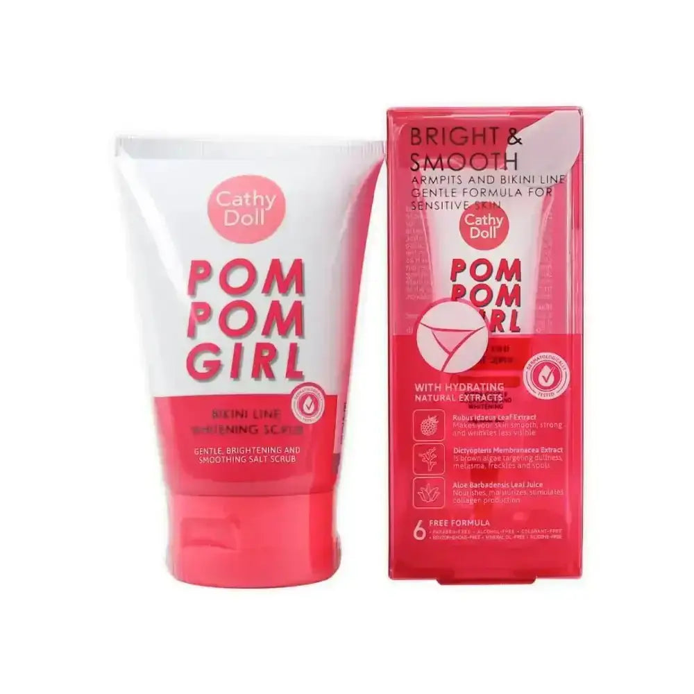 Pharmazone - Cathy Doll Pom Pom Girl Bikini Line Whitening Scrub+Bright Serum Set - Pharmazone - 