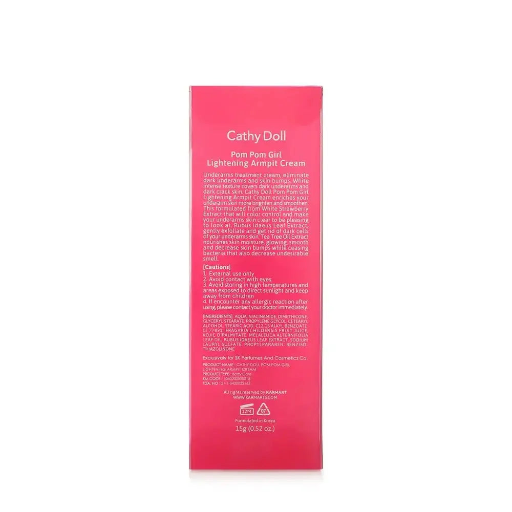 CATHY DOLL - Cathy Doll Pom Pom Girl Lightening Armpit Cream 15g - Pharmazone - SubB19