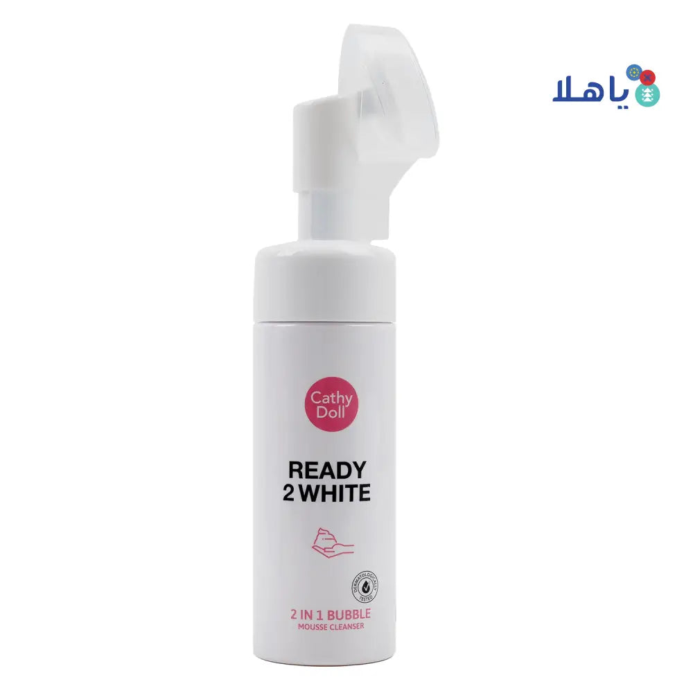 Cathy Doll Ready 2 White 2 In 1 Bubble Mousse Cleanser 120ml