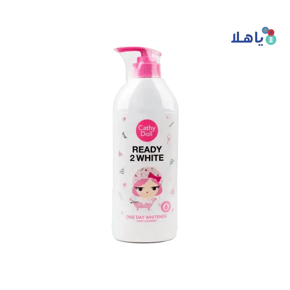 CATHY DOLL - Cathy Doll Ready 2 White One Day Whitener Body Cleanser500ml - Pharmazone - SubB20