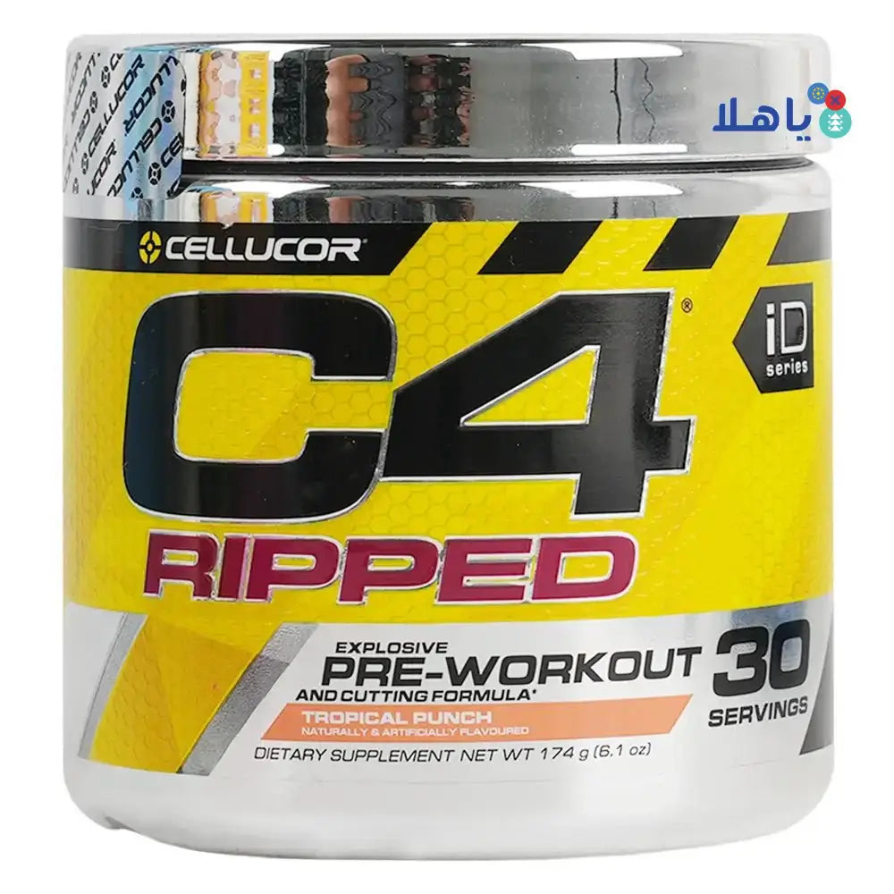 CELLUCOR - Cellucor C4 Ripped tropical Punch 30 Servings 174g - Pharmazone - 