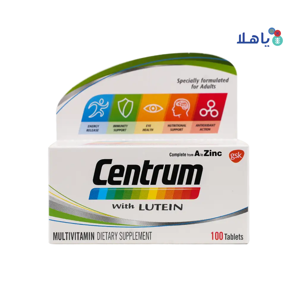 CENTRUM LUTEIN 100 TAB