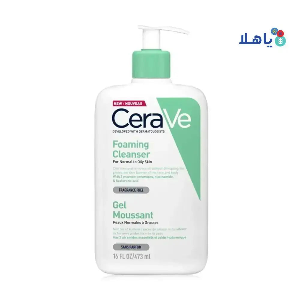 CERAVE - Cerave Foaming Cleanser Gel Moussant 473Ml - Pharmazone - 