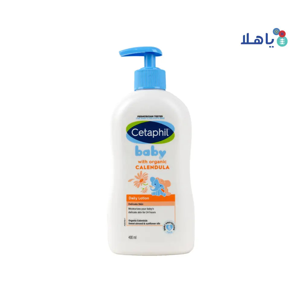 CETAPHIL BABY DAILY LOTION WITH ORAGANIC CALENDULA 400ML