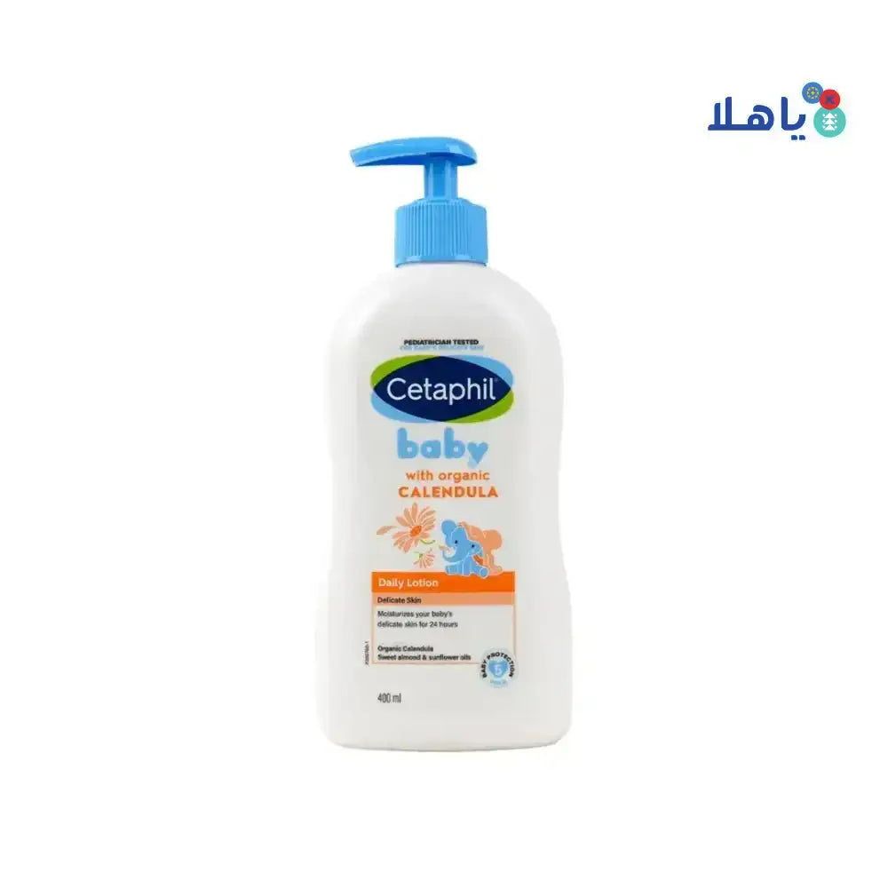 CETAPHIL - Cetaphil Baby Daily Lotion With Oraganic Calendula 400Ml - Pharmazone - 