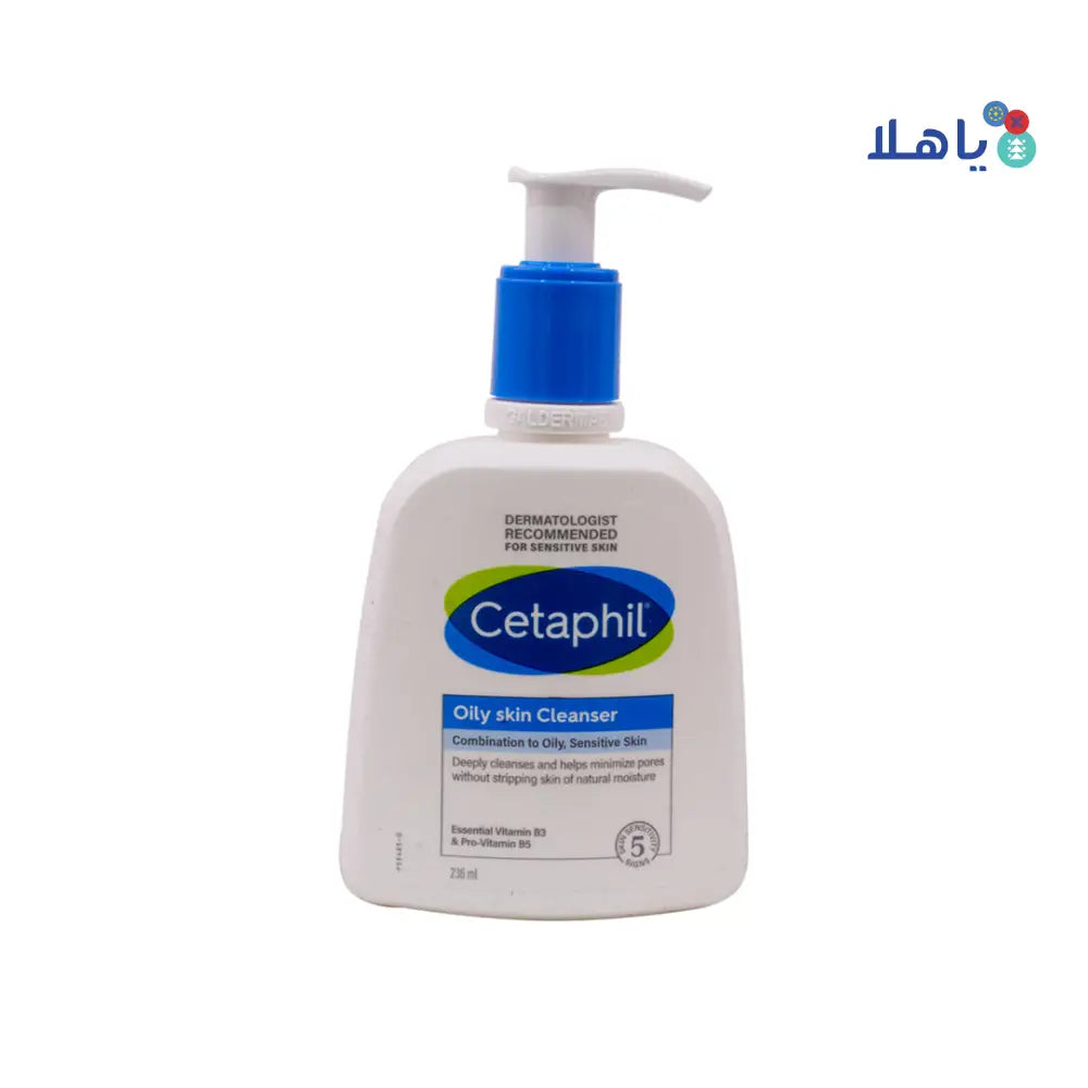 CETAPHIL OILY SKIN CLEANSER PUMP 236ML