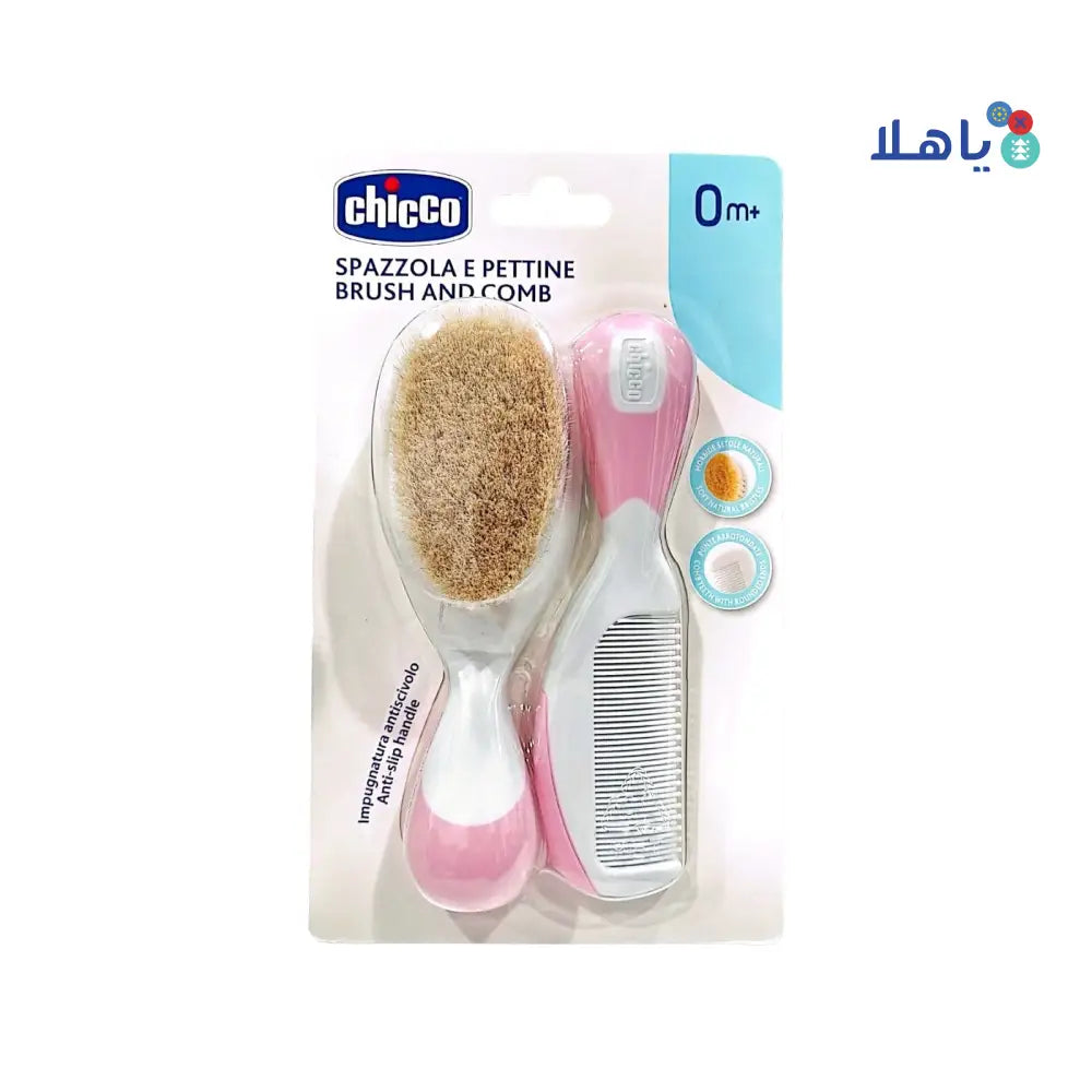 Chicco Brush & Comb Pink (0M+)-1926