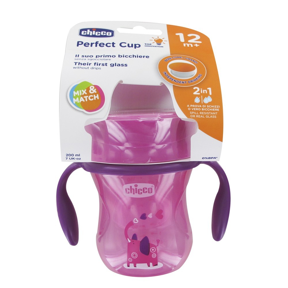 Chicco Perfect Cup 12m+Girl 200ML-0053