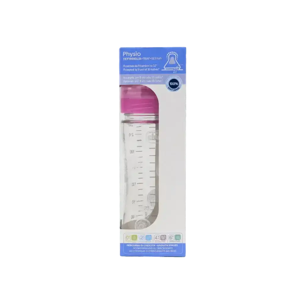 CHICCO - Chicco Well - Being Glass Bottle Bink 240ml (0M+) - 9935 - Pharmazone - 