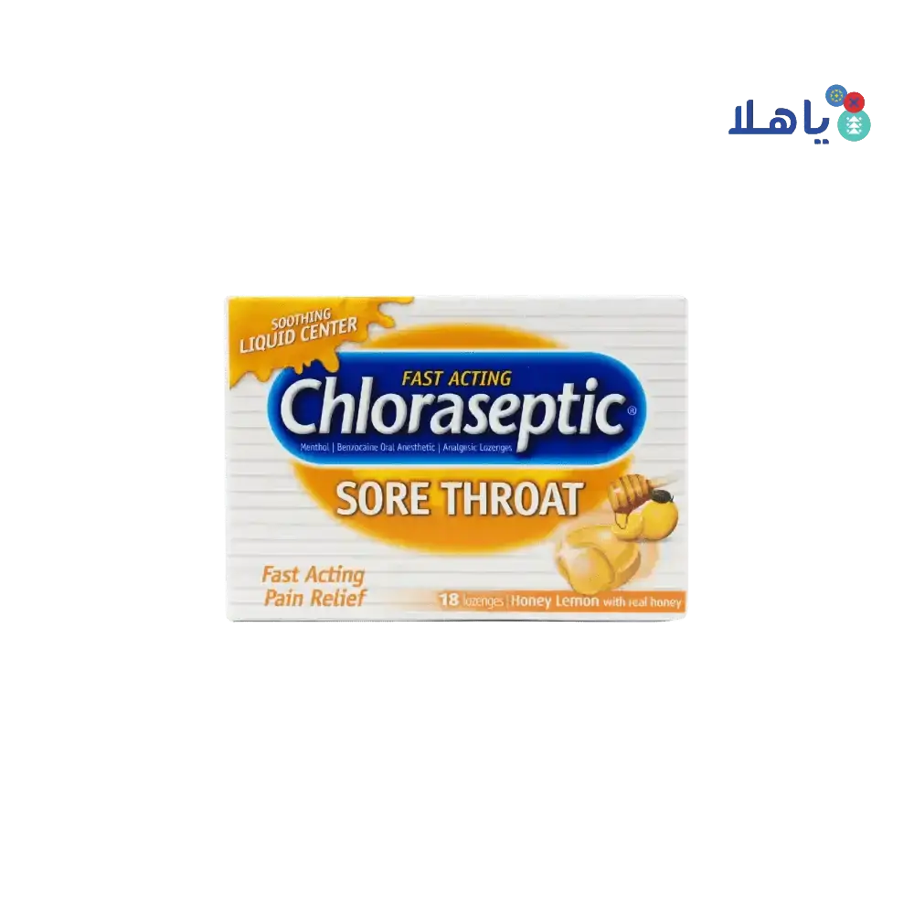 CHLORASEPTIC - Chloraseptic Honey & Lemon 18 Loz - Pharmazone - 