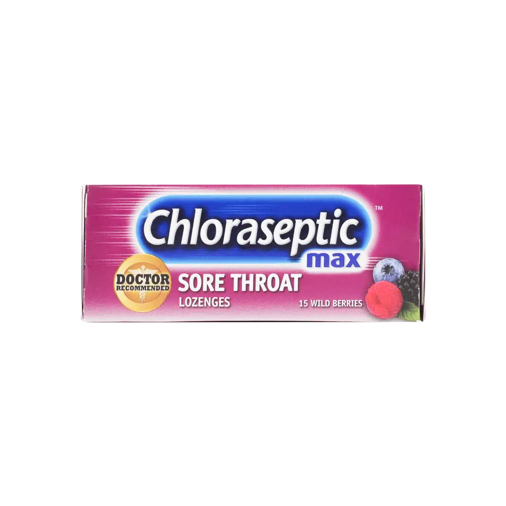 CHLORASEPTIC MAX WILD BERRIES 15 LOZ