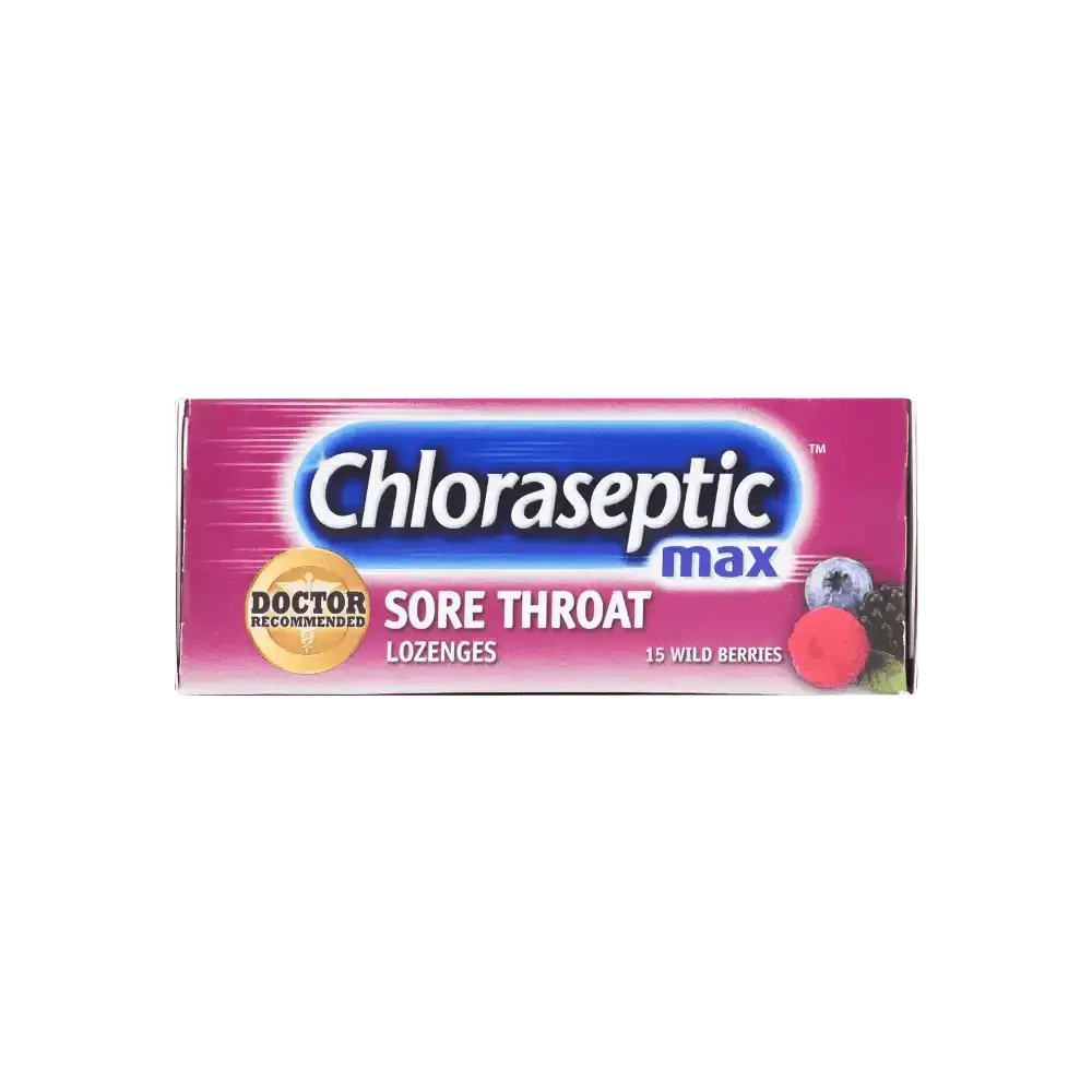 CHLORASEPTIC - Chloraseptic Max Wild Berries 15 Loz - Pharmazone - 