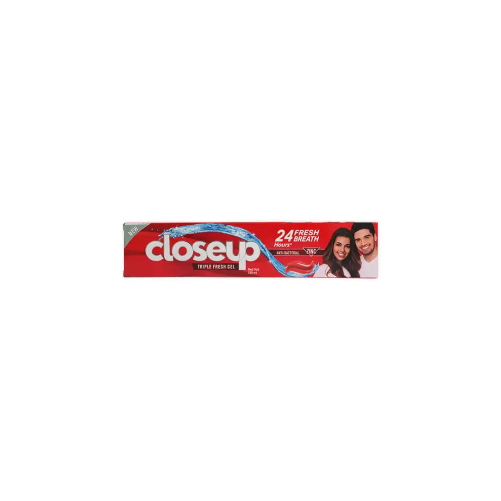 Closeup 24H Fresh Breath Toothpaste 120ml- Red Hot