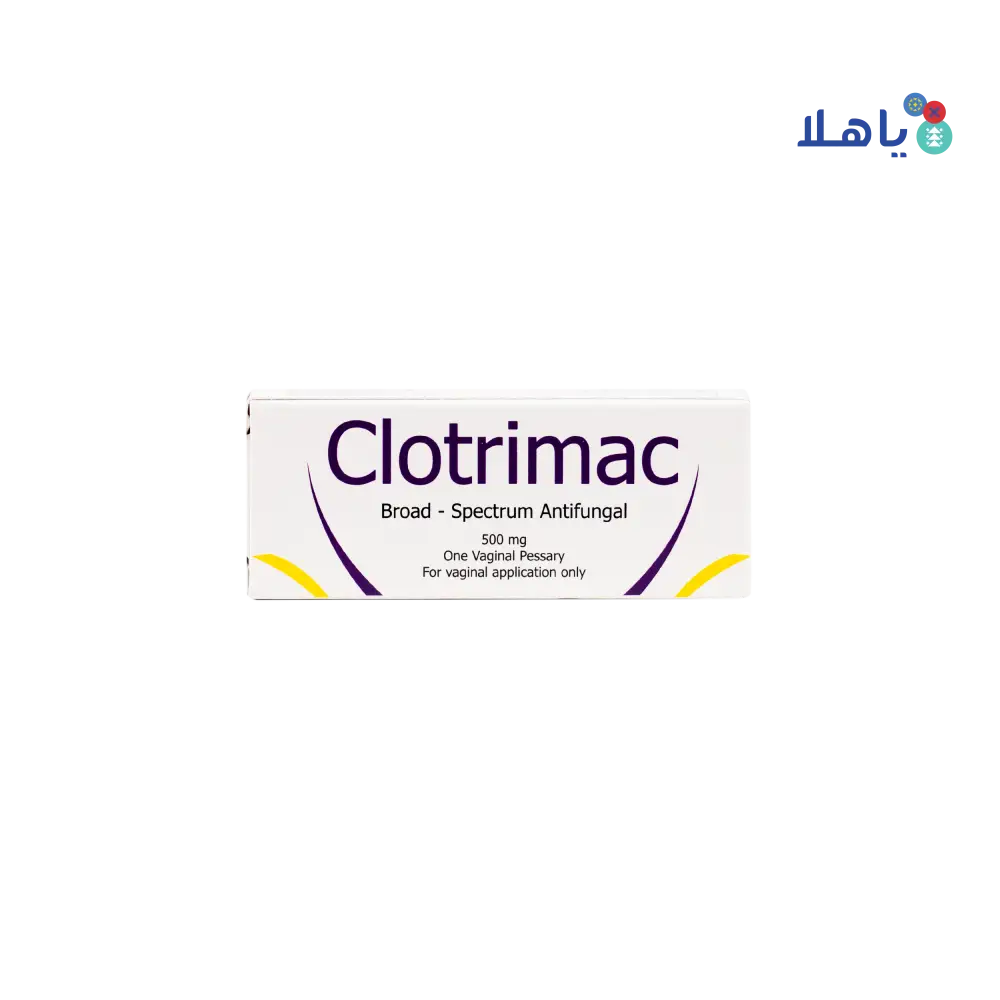 CLOTRIMAC 500MG 1VAGINAL SUPP