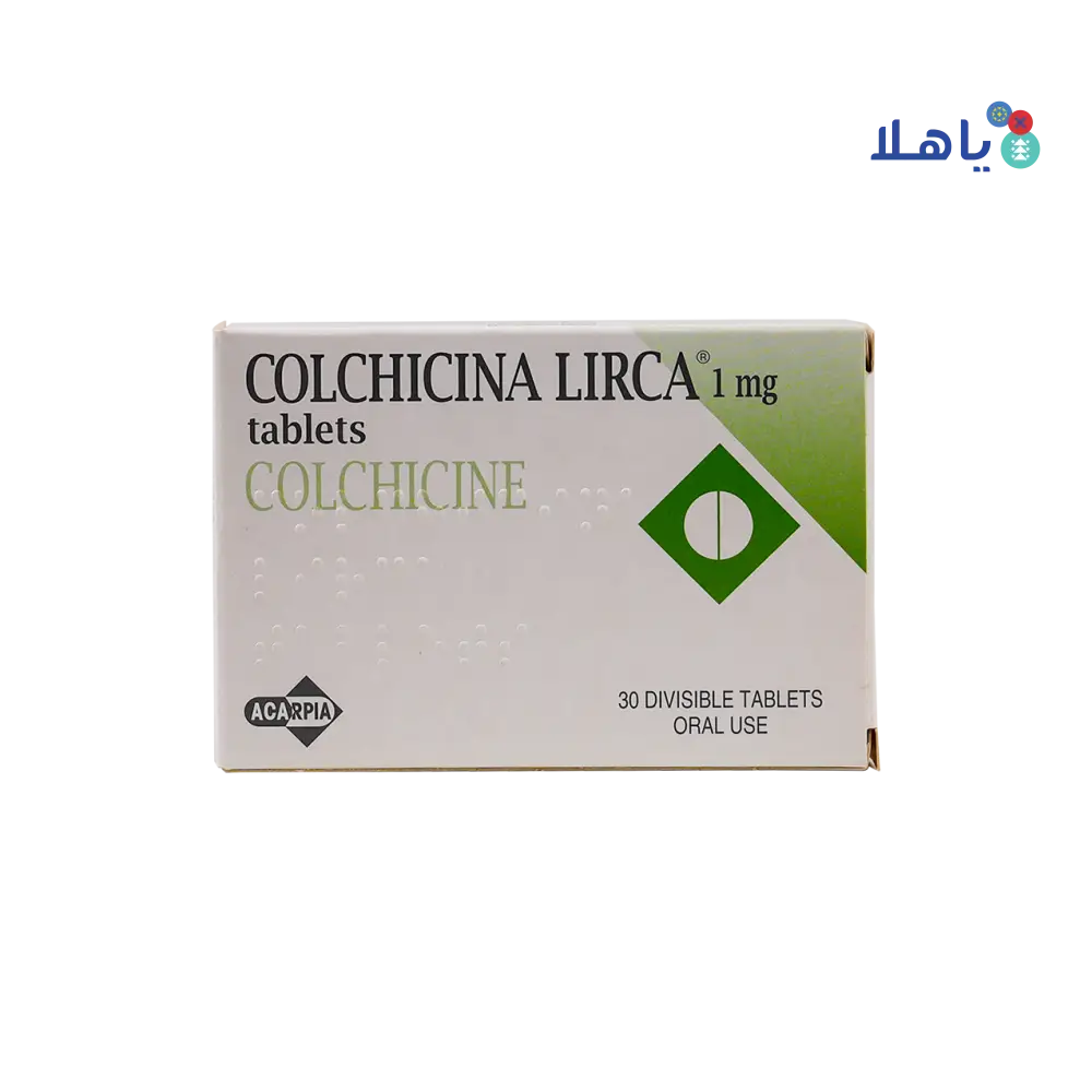 Colchicina Lirca 1mg 30 Tablets