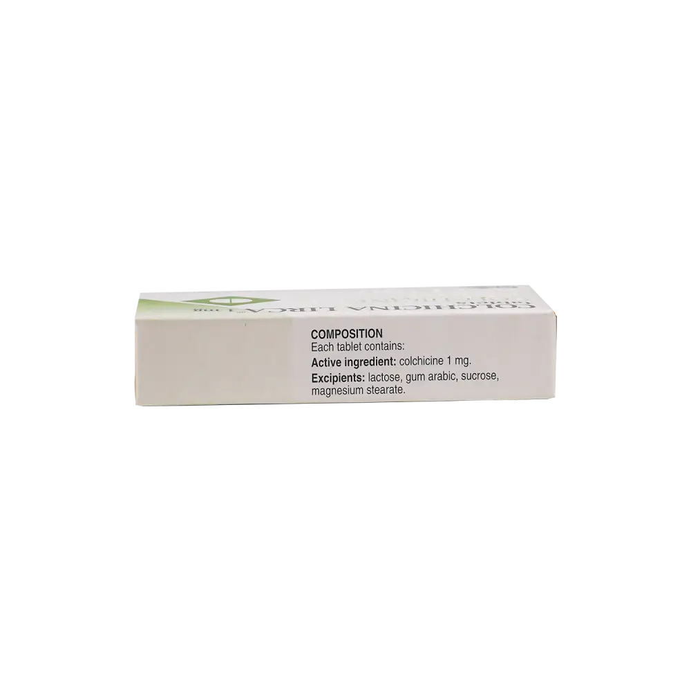 Colchicina Lirca 1mg 30 Tablets