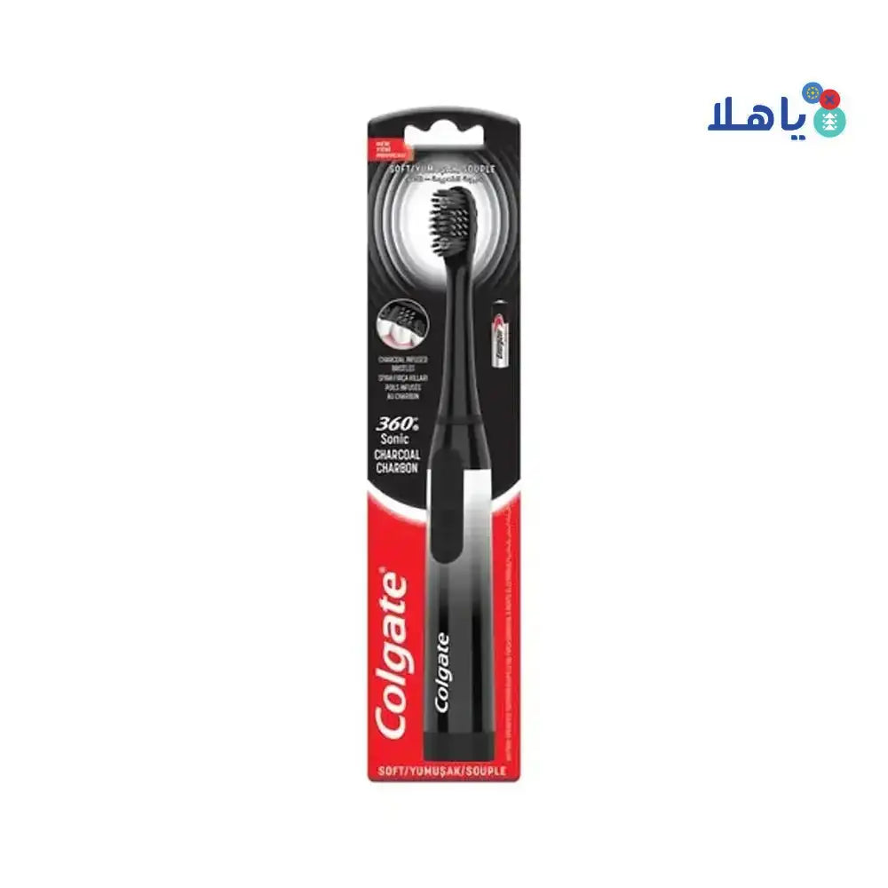 Colgate - COLGATE 360 SONIC CHARCOAL CHARBON SOFT TOOTHBRUSH* - Pharmazone - 