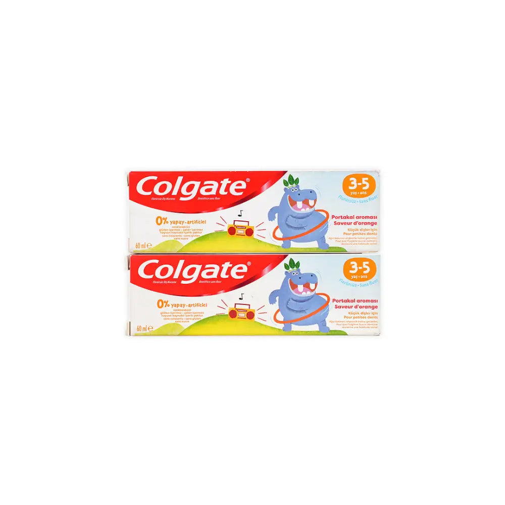 Colgate Kids 3-5 Years Toothpaste-Orange Set