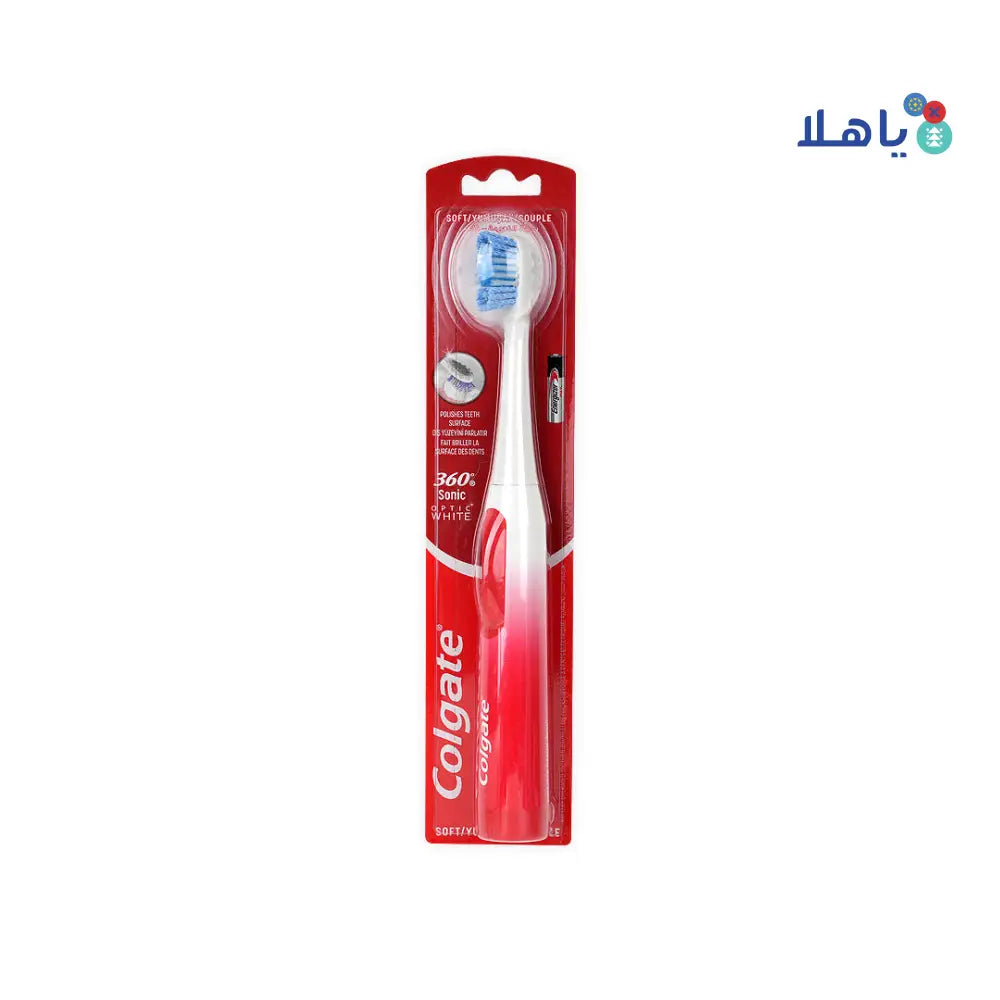 Colgate Optic White 360 Platinum Power Soft Toothbrush