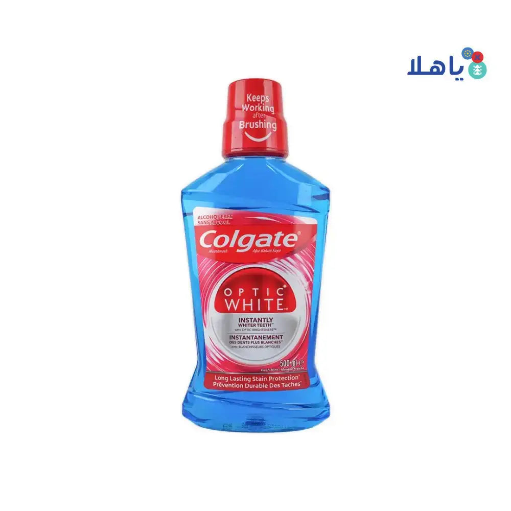 Colgate - Colgate Optic White Mouthwash 500ml - Pharmazone - 