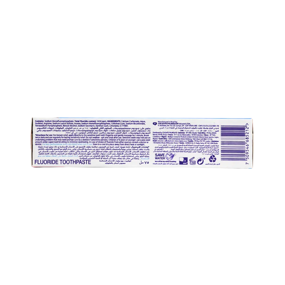 Colgate Sensitive Pro-Relief+Whitening Toothpaste 75ml