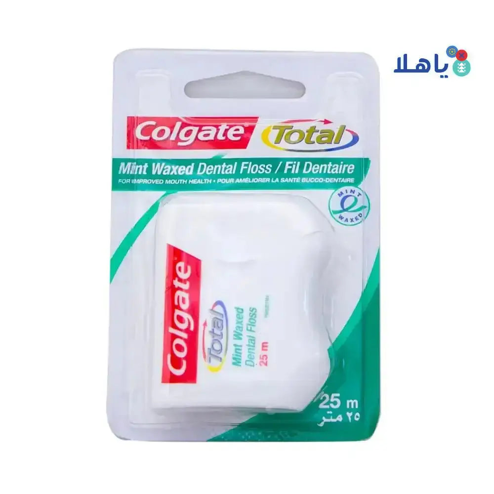 Colgate - Colgate Total Mint Dental floss Waxed 25M - Pharmazone - 