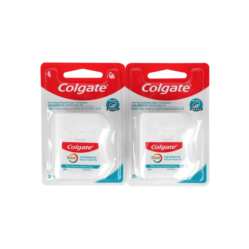 Colgate Total Mint Dental Floss Waxed 25M Set