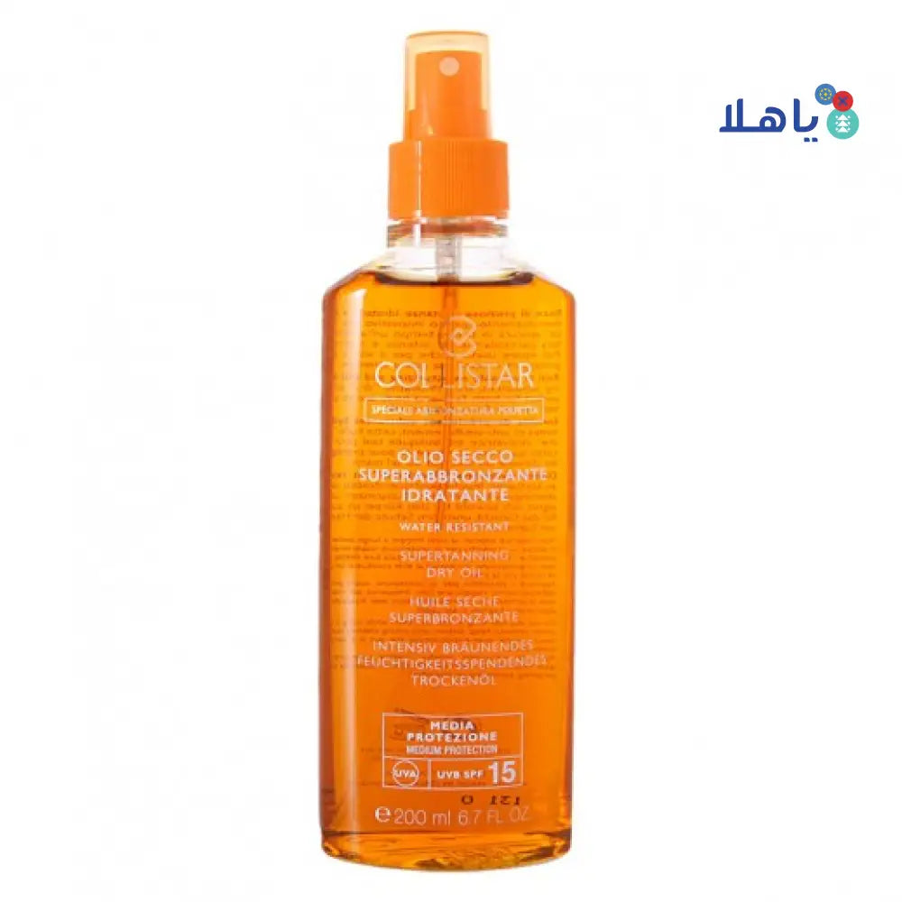 COLLISTAR SUPER TANNING MOISTURIZING DRY OIL 200ML