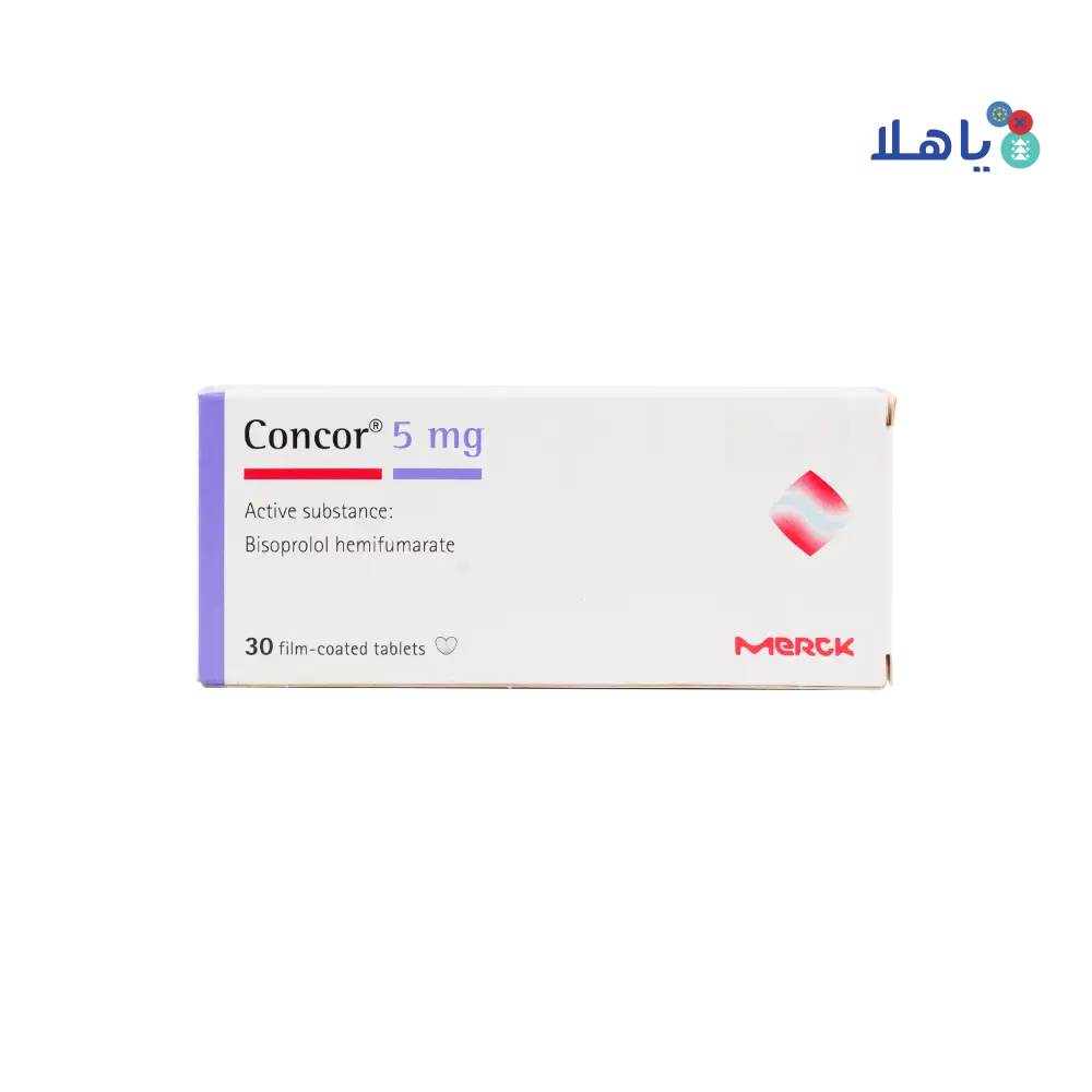 CONCOR 5MG 30 TABLETS