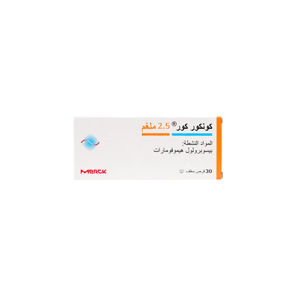 CONCOR COR 2.5MG 30 TABLETS