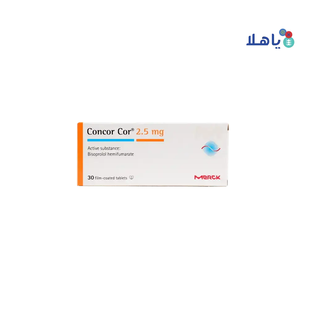 E.MERCK - Concor Cor 2.5Mg 30 Tablets - Pharmazone - 