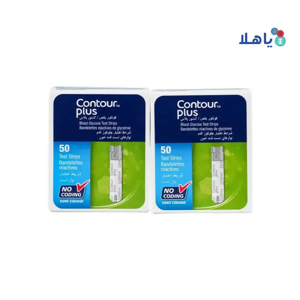 Contour - Contour Plus 50 Strips Duo Set - Pharmazone - 