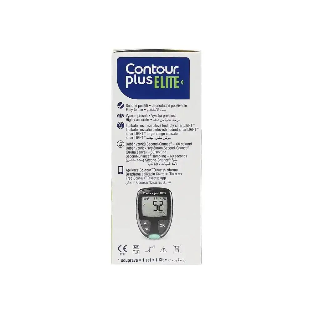 BAYER DIAGNOSTIC - Contour Plus Elite Glucometer - Pharmazone - 