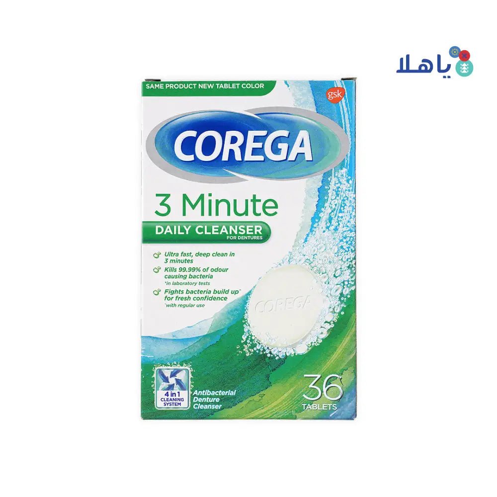 COREGA - Corega Denture Cleanser 36 Tablets - Pharmazone - 