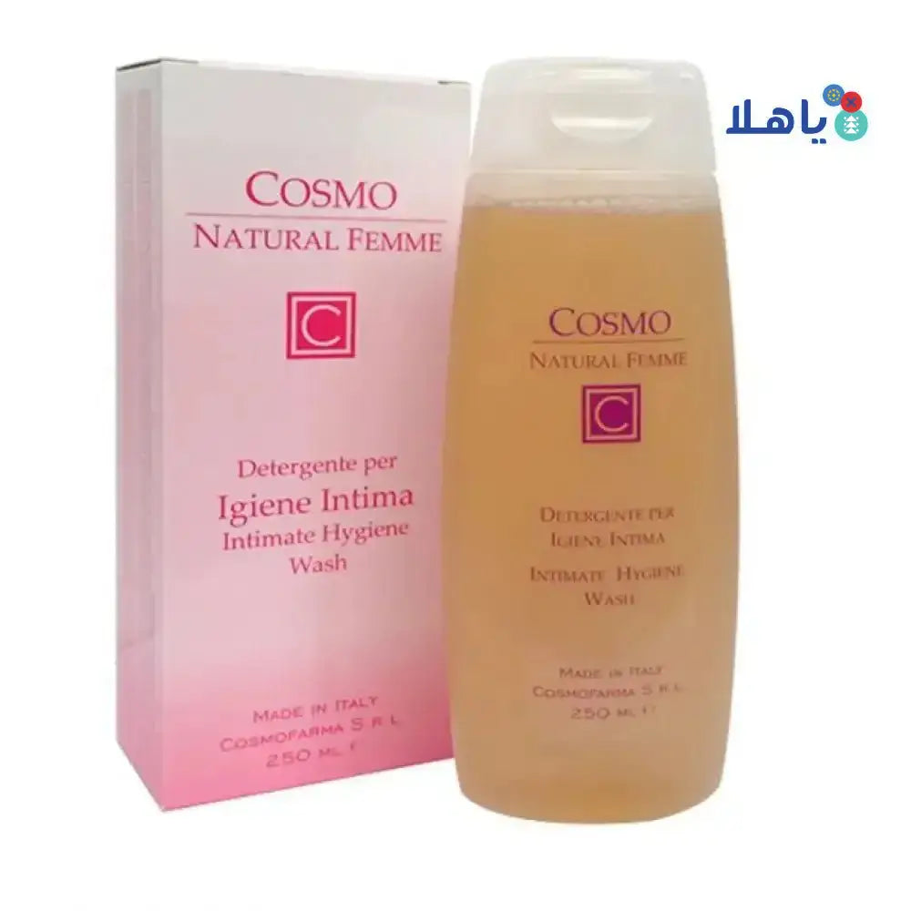 COSMO - Cosmo Natural Femme Hygiene Intimate Wash 250Ml - Pharmazone - 