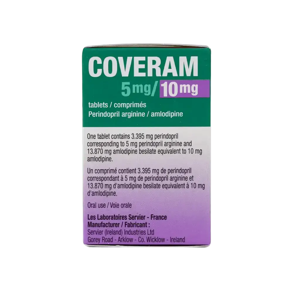 SERVIER - COVERAM 5MG/10MG 30TAB - Pharmazone - 