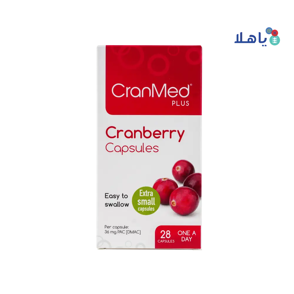 Cranmed Plus Cranberry 36mg 28 Capsules