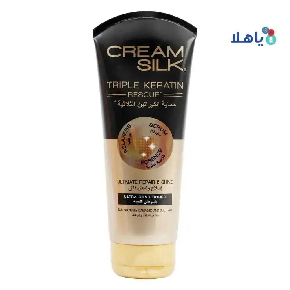 CREAM SILK - Cream Silk TripleKeratin Ultra Conditioner170ml - Repair&Shine - Pharmazone - 