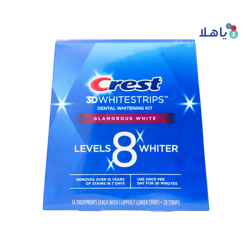 CREST 3D WHITE STRIPS GLAMOROUS WHITE BOX 14CT